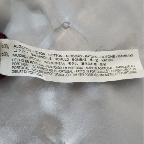 BERSHKA Europe- A Waist Tassle Tank Top- Bergundy- Size S - Picture 6 of 7